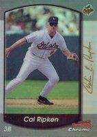 2000 Bowman Chrome #105 Cal Ripken Jr. Refractor Baseball Card