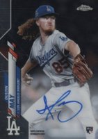 2020 Topps Chrome Rookie Autographs #RADM Dustin May Baseball Card