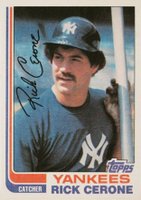 1982 Topps #45 Rick Cerone Baseball Card