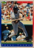 1992 Classic #T87 Frank Thomas Series II Baseball Card