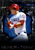 2015 Finest Generations #FG-43 Mike Trout Baseball Card