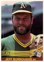 1984 Donruss #156 Jeff Burroughs Baseball Card