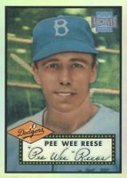 2001 Topps Archives Reserve #93 Pee Wee Reese 1952 Topps Reprint Baseball Card
