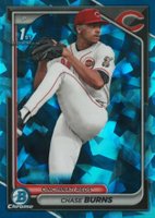 2024 Bowman Draft Sapphire Edition #BDC55 Chase Burns Baseball Card