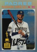 2020 Topps Heritage #437 Fernando Tatis Jr. Chrome-Refractor Baseball Card