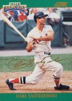 1992 Score The Franchise  #3 Carl Yastrzemski Autograph Baseball Card