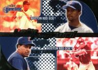 2001 Fleer Game Time Let's Play Two! #14 Manny Ramirez/Pedro Martinez Baseball Card