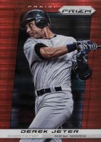 2013 Panini Prizm #44 Derek Jeter Red Pulsar Baseball Card