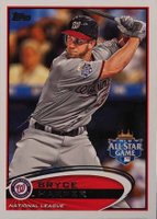 2012 Topps Update #US299 Bryce Harper Batting Baseball Card