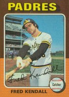 1975 Topps #332 Fred Kendall Baseball Card
