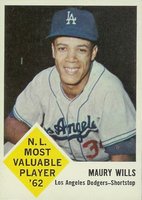1963 Fleer #43 Maury Wills Baseball Card