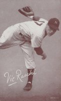 1947 Exhibits 1947-66 # Vic Raschi Baseball Card