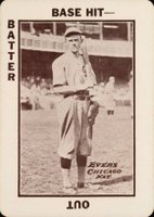 1913 Tom Barker Game # Johnny Evers Baseball Card