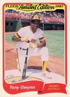 1985 Fleer Limited Edition #11 Tony Gwynn Baseball Card