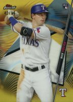 2020 Finest #93 Nick Solak Gold Refractor Baseball Card