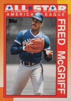 1990 Topps #385 Fred McGriff Baseball Card