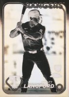 2024 Topps Chrome #122 Wyatt Langford Negative Refractor Baseball Card