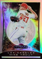 2020 Panini Chronicles Titan #9 Mike Trout Holo Baseball Card