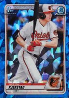 2020 Bowman Draft Chrome Sapphire Edition #BD122 Heston Kjerstad Baseball Card