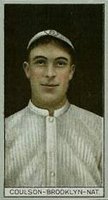 1912 Brown Backgrounds Broadleaf #34 Robert Coulson Baseball Card