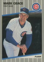 1989 Fleer Glossy #426 Mark Grace Baseball Card