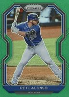 2021 Panini Prizm #171 Pete Alonso Green Prizm Baseball Card