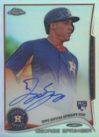 2014 Topps Chrome #GS George Springer Autograph-Refractor Baseball Card