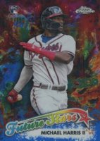2023 Topps Chrome Logofractor Edition Future Stars #FS5 Michael Harris II Blue Baseball Card