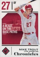2018 Panini Chronicles #47 Mike Trout Baseball Card