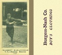 1916 Burgess-Nash Co. #112 Rabbit Maranville Baseball Card