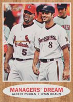 2011 Topps Heritage  #18 Albert Pujols/Ryan Braun Baseball Card