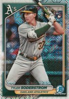 2024 Bowman Mega Box Chrome #15 Tyler Soderstrom Baseball Card