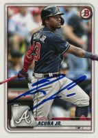 2020 Bowman #27 Ronald Acuna Jr. Baseball Card