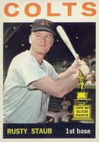1964 Topps #109 Rusty Staub Baseball Card