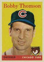 1958 Topps #430 Bobby Thomson Baseball Card