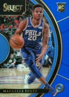 2017 Panini Select  #68 Markelle Fultz Blue Prizm Basketball Card