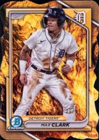 2024 Bowman Chrome Prospects #BCPD74 Max Clark Special Die-Cut Variation Baseball Card