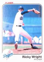1983 Fleer #226 Ricky Wright Baseball Card