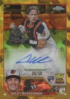 2023 Topps Chrome Update Sapphire Edition Autograph #AR Adley Rutschman Gold Baseball Card
