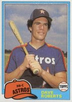 1981 Topps #824 Dave Roberts Traded Baseball Card