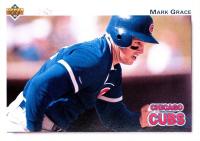 1992 Upper Deck #143 Mark Grace Gold Hologram Baseball Card