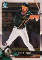 2018 Bowman Chrome #80 Dustin Fowler Baseball Card