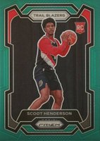 2023 Panini Prizm #141 Scoot Henderson Green Basketball Card