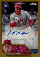 2023 Topps Chrome Update Autograph #ACLOH Logan O'Hoppe Gold Baseball Card
