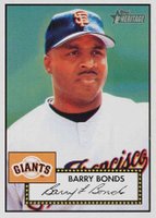 2001 Topps Heritage #31 Barry Bonds Baseball Card