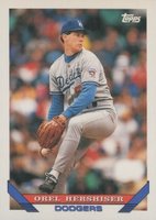 1993 Topps #255 Orel Hershiser Baseball Card