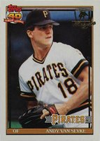 1991 Topps Desert Shield #425 Andy Van Slyke Baseball Card