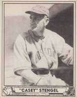 1940 Play Ball #141 Casey Stengel Baseball Card