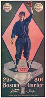 1914 Boston Garter Color # Johnny Evers Baseball Card
