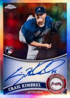 2011 Topps Chrome #195 Craig Kimbrel Autograph-Refractor Baseball Card
